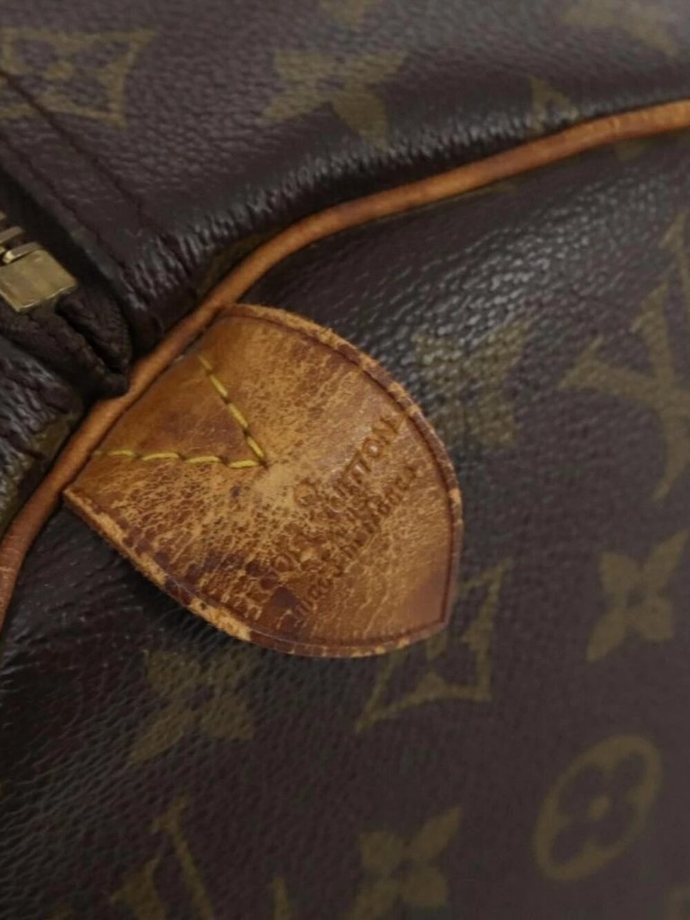 LOUIS VUITTON Monogram Keepall 45 Boston Bag M41428 LV Auth - Picture 12 of 15